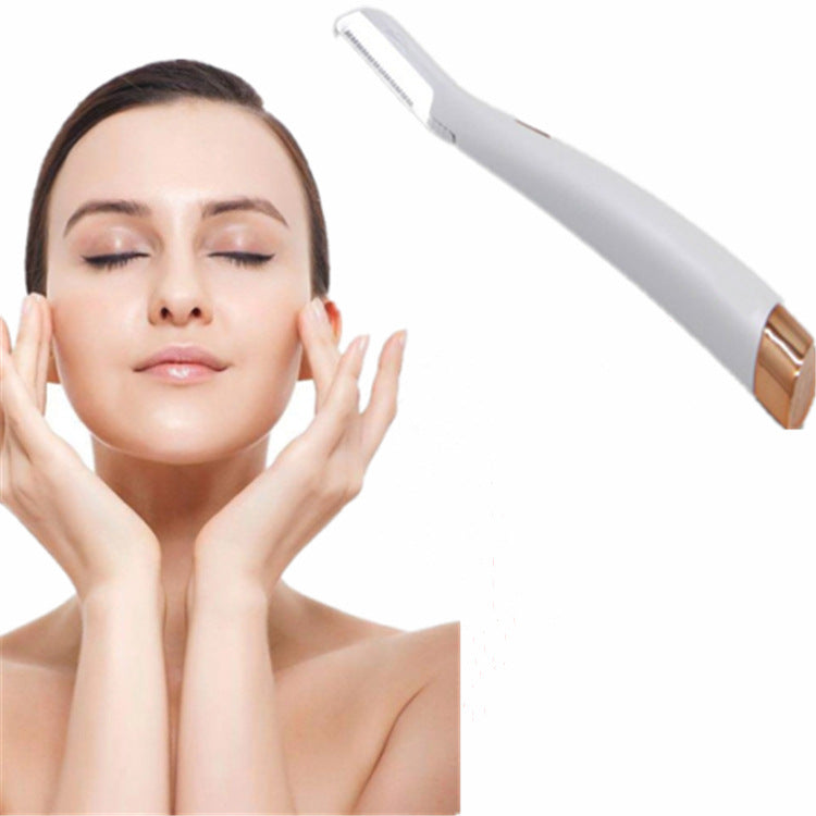 LED Lighted Facial Hair Remover Shaver Expoliates Dead Skin