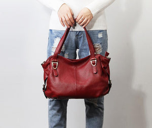 Shoulder Leather big handbags