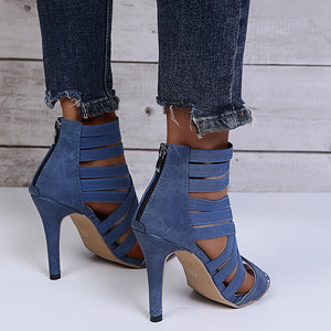 Women Shoes High Heels Zipper