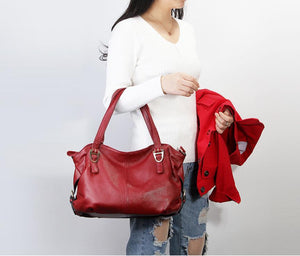 Shoulder Leather big handbags