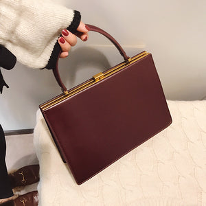 Sleek Burminsa Vintage Clasp Handbag