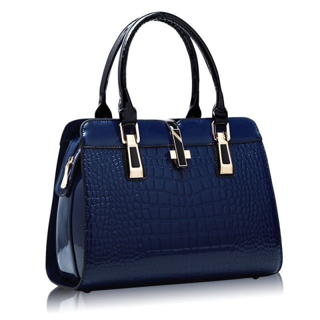 BELLISSA Textured Pattern Handbags for Women | Premium PU Leather Shoulder  Bag With Smart Twist Lock | Latest Trendy Design Bag | Top Handle Stylish